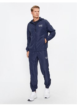 EA7 Emporio Armani Dres 8NPV08 PN4HZ 1554 Granatowy Regular Fit ze sklepu MODIVO w kategorii Dresy męskie - zdjęcie 182630519
