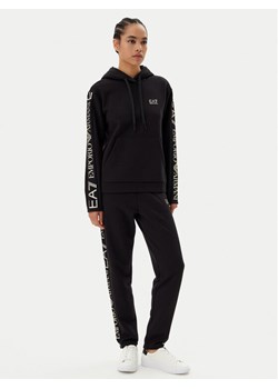 EA7 Emporio Armani Dres 7W000116 AF10443 MC004 Czarny Regular Fit ze sklepu MODIVO w kategorii Dresy damskie - zdjęcie 182630527