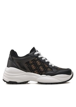 Guess Sneakersy Samra2 FLTSM2 FAL12 Czarny ze sklepu MODIVO w kategorii Buty sportowe damskie - zdjęcie 182630535