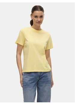 Vero Moda T-Shirt Paulina 10316991 Żółty Regular Fit ze sklepu MODIVO w kategorii Bluzki damskie - zdjęcie 182630609