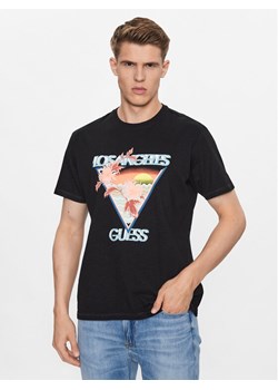 Guess T-Shirt M3YI68 K6XN4 Czarny Regular Fit ze sklepu MODIVO w kategorii T-shirty męskie - zdjęcie 182630618