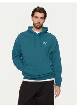 Puma Bluza Better Classics 624241 Zielony Relaxed Fit ze sklepu MODIVO w kategorii Bluzy męskie - zdjęcie 182630695
