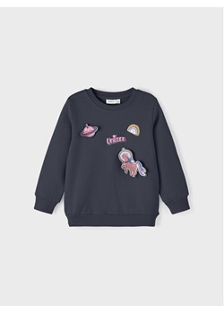 NAME IT Bluza 13221693 Szary Regular Fit ze sklepu MODIVO w kategorii Bluzy dziewczęce - zdjęcie 182630775