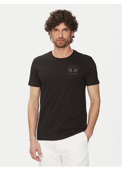 La Martina T-Shirt Vernie MAR009 JS206 Czarny Regular Fit ze sklepu MODIVO w kategorii T-shirty męskie - zdjęcie 182630777