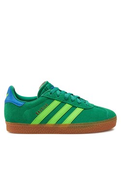 adidas Sneakersy Gazelle Shoes Kids JP7132 Zielony ze sklepu MODIVO w kategorii Buty sportowe dziecięce - zdjęcie 182630846