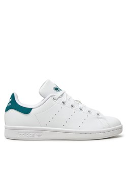 adidas Sneakersy Stan Smith Shoes Kids IE9139 Biały ze sklepu MODIVO w kategorii Buty sportowe dziecięce - zdjęcie 182630929