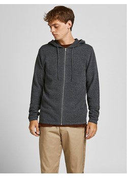 Jack&Jones Kardigan Hill 12190154 Szary Regular Fit ze sklepu MODIVO w kategorii Swetry męskie - zdjęcie 182630949
