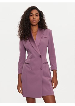 Imperial Sukienka koktajlowa AFAXIAW Fioletowy Slim Fit ze sklepu MODIVO w kategorii Sukienki - zdjęcie 182631016
