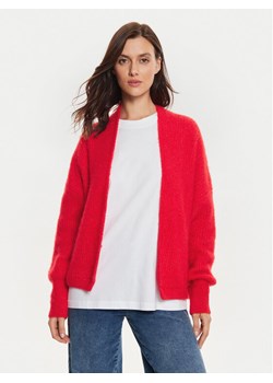 American Vintage Kardigan EAST19AH24 Czerwony Loose Fit ze sklepu MODIVO w kategorii Swetry damskie - zdjęcie 182631035
