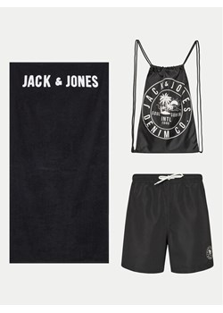 Jack&Jones Szorty kąpielowe Jpstbeach 12249449 Czarny Regular Fit ze sklepu MODIVO w kategorii Kąpielówki - zdjęcie 182631097