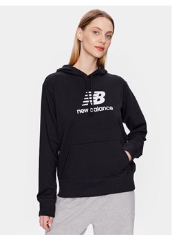 New Balance Bluza WT31533 Czarny Relaxed Fit ze sklepu MODIVO w kategorii Bluzy damskie - zdjęcie 182631165
