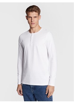 Solid Longsleeve 21106135 Biały Regular Fit ze sklepu MODIVO w kategorii T-shirty męskie - zdjęcie 182631208