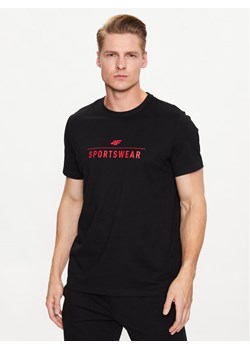 4F T-Shirt 4FSS23TTSHM539 Czarny Regular Fit ze sklepu MODIVO w kategorii T-shirty męskie - zdjęcie 182631238