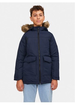 Jack&Jones Junior Kurtka zimowa Craft 12212522 Granatowy Regular Fit ze sklepu MODIVO w kategorii Kurtki chłopięce - zdjęcie 182631247