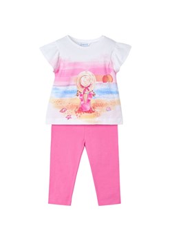 Mayoral Komplet t-shirt i legginsy 3711 Różowy Regular Fit ze sklepu MODIVO w kategorii Komplety dziewczęce - zdjęcie 182631267