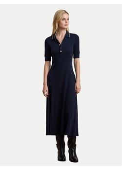 LAUREN RALPH LAUREN Sukienka codzienna 200957638001 Granatowy Slim Fit ze sklepu MODIVO w kategorii Sukienki - zdjęcie 182631305