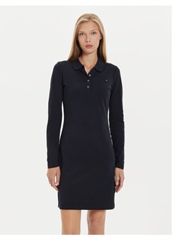 Tommy Hilfiger Sukienka codzienna 1985 WW0WW43230 Granatowy Regular Fit ze sklepu MODIVO w kategorii Sukienki - zdjęcie 182631338