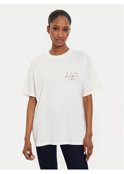 ViCOLO T-Shirt RB0851 Écru Regular Fit ze sklepu MODIVO w kategorii Bluzki damskie - zdjęcie 182631375