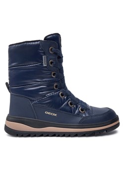Geox Kozaki J Adelhide Girl B Ab J16EWA 0LVBC C4002 S Granatowy ze sklepu MODIVO w kategorii Buty zimowe dziecięce - zdjęcie 182631439