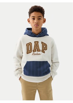 Gap Bluza 890857-00 Écru Relaxed Fit ze sklepu MODIVO w kategorii Bluzy chłopięce - zdjęcie 182631475