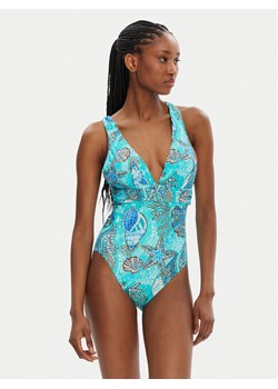 Seafolly Strój kąpielowy La Mer 10950-214 Turkusowy ze sklepu MODIVO w kategorii Stroje kąpielowe - zdjęcie 182631506
