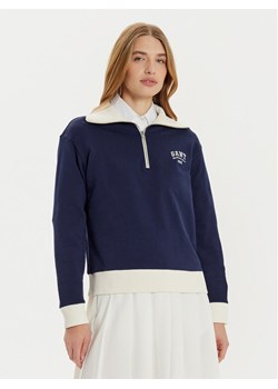 Gant Bluza 4201243 Granatowy Loose Fit ze sklepu MODIVO w kategorii Bluzy damskie - zdjęcie 182631586
