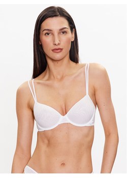 Calvin Klein Underwear Biustonosz z fiszbiną 000QF6875E Biały ze sklepu MODIVO w kategorii Biustonosze - zdjęcie 182631647