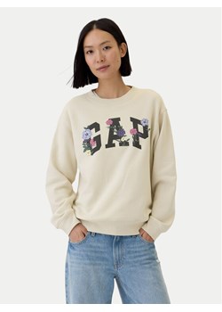 Gap Bluza 554936-39 Beżowy Regular Fit ze sklepu MODIVO w kategorii Bluzy damskie - zdjęcie 182631699