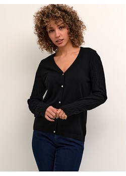 Cream Kardigan Crdela Cable Knit 10611771 Czarny Straight Fit ze sklepu MODIVO w kategorii Swetry damskie - zdjęcie 182631739