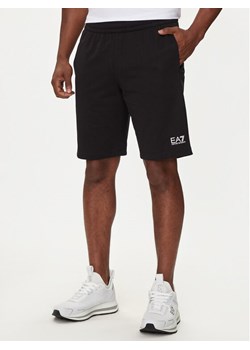 EA7 Emporio Armani Szorty sportowe 8NPS65 PJVRZ 1200 Czarny Regular Fit ze sklepu MODIVO w kategorii Spodenki męskie - zdjęcie 182631916