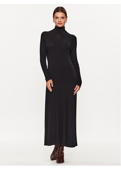 Kontatto Sukienka dzianinowa 3M1029 Czarny Slim Fit ze sklepu MODIVO w kategorii Sukienki - zdjęcie 182631938