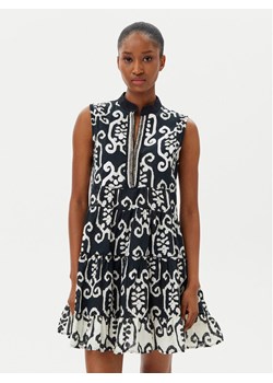LOLA CASADEMUNT Sukienka letnia LS2516012 Czarny Relaxed Fit ze sklepu MODIVO w kategorii Sukienki - zdjęcie 182632236