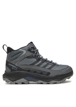 Merrell Trekkingi Speed Strike 2 Mid Gtx GORE-TEX J037821 Szary ze sklepu MODIVO w kategorii Buty trekkingowe męskie - zdjęcie 182632268