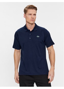Lacoste Polo DH3201 Granatowy Regular Fit ze sklepu MODIVO w kategorii T-shirty męskie - zdjęcie 182632278