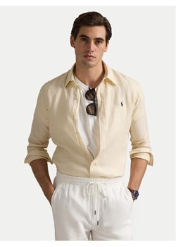 Polo Ralph Lauren Koszula 710968915005 Beżowy Slim Fit ze sklepu MODIVO w kategorii Koszule męskie - zdjęcie 182632285