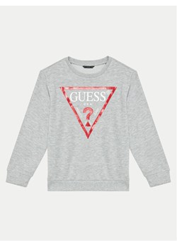 Guess Bluza L73Q09 KAUG0 Szary Regular Fit ze sklepu MODIVO w kategorii Bluzy chłopięce - zdjęcie 182632516
