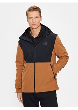 4F Kurtka softshell 4FAW23TSOFM155 Brązowy Regular Fit ze sklepu MODIVO w kategorii Kurtki męskie - zdjęcie 182632966