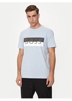 Boss T-Shirt Tee 9 50512998 Niebieski Regular Fit ze sklepu MODIVO w kategorii T-shirty męskie - zdjęcie 182632987