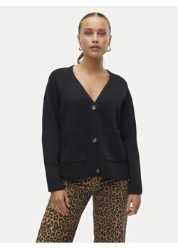 Vero Moda Kardigan Boom 10320457 Czarny Loose Fit ze sklepu MODIVO w kategorii Swetry damskie - zdjęcie 182633016