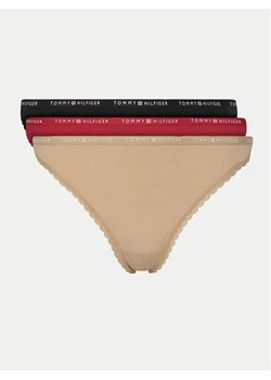 Tommy Hilfiger Komplet 3 par stringów UW0UW05954 Kolorowy ze sklepu MODIVO w kategorii Majtki damskie - zdjęcie 182633035