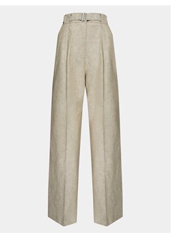 Remain Spodnie materiałowe 5003161246 Beżowy Straight Fit ze sklepu MODIVO w kategorii Spodnie damskie - zdjęcie 182633055