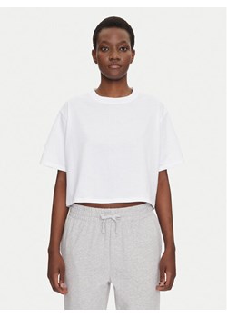 Under Armour T-Shirt Rival 1389721 Biały Loose Fit ze sklepu MODIVO w kategorii Bluzki damskie - zdjęcie 182633169