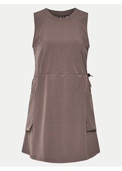 Helly Hansen Sukienka letnia W Viken Dress 62820 Szary Regular Fit ze sklepu MODIVO w kategorii Sukienki - zdjęcie 182633178