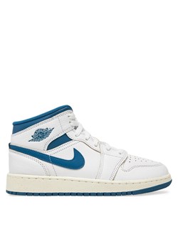 Nike Sneakersy Air Jordan 1 Mid Se FN7432 141 Biały ze sklepu MODIVO w kategorii Buty sportowe damskie - zdjęcie 182633267