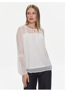 Vila Bluzka Edee 14079577 Biały Regular Fit ze sklepu MODIVO w kategorii Bluzki damskie - zdjęcie 182633308