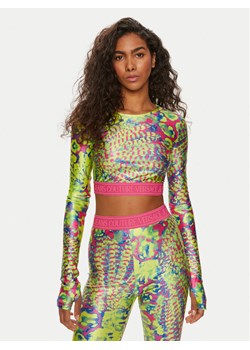 Versace Jeans Couture Bluzka 76HAH218 Kolorowy Slim Fit ze sklepu MODIVO w kategorii Bluzki damskie - zdjęcie 182633395