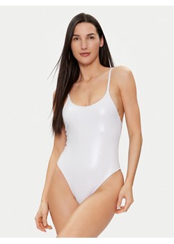 Calvin Klein Swimwear Strój kąpielowy KW0KW02255 Biały ze sklepu MODIVO w kategorii Stroje kąpielowe - zdjęcie 182633636
