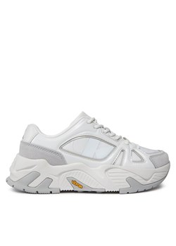 Calvin Klein Jeans Sneakersy Chunky Runner Vibram Mix Nbs Lum YW0YW01310 Biały ze sklepu MODIVO w kategorii Buty sportowe damskie - zdjęcie 182633655
