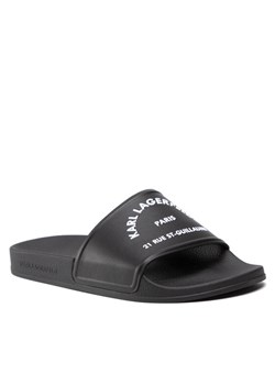 KARL LAGERFELD Klapki KL70008 Czarny - id: 0000206888389 - marki Karl Lagerfeld - 182633669 KARL LAGERFELD Klapki KL70008 Czarny ze sklepu MODIVO w kategorii Klapki męskie - zdjęcie 182633669