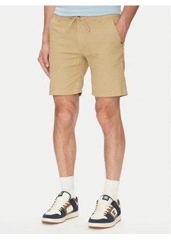 INDICODE Szorty materiałowe Inerwilo 70-815 Beżowy Slim Fit ze sklepu MODIVO w kategorii Spodenki męskie - zdjęcie 182633717